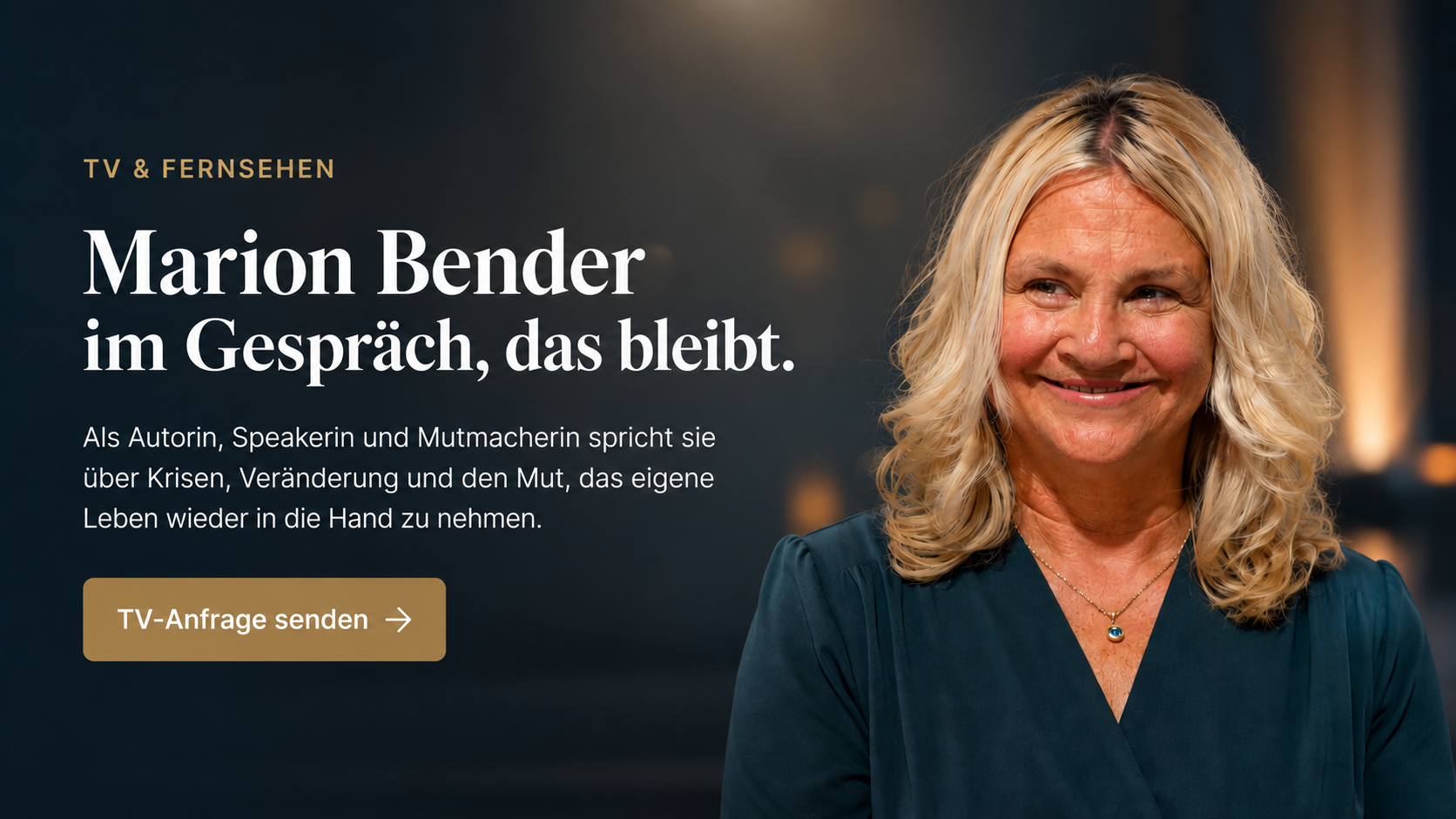 Marion Bender im TV